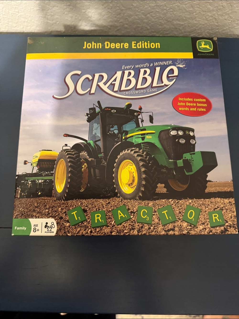 John Deere Scrabble Tractor Edition - Green, Yellow